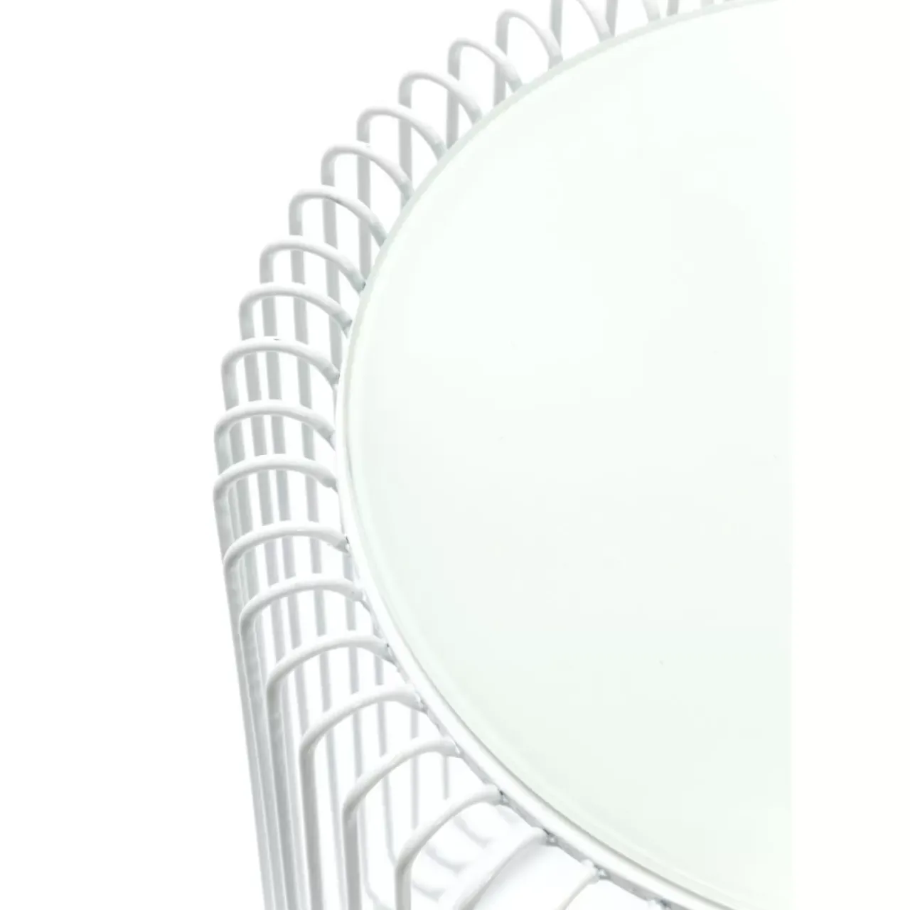 Tische|KARE Design Beistelltisch Wire White (2/Set) O44Cm