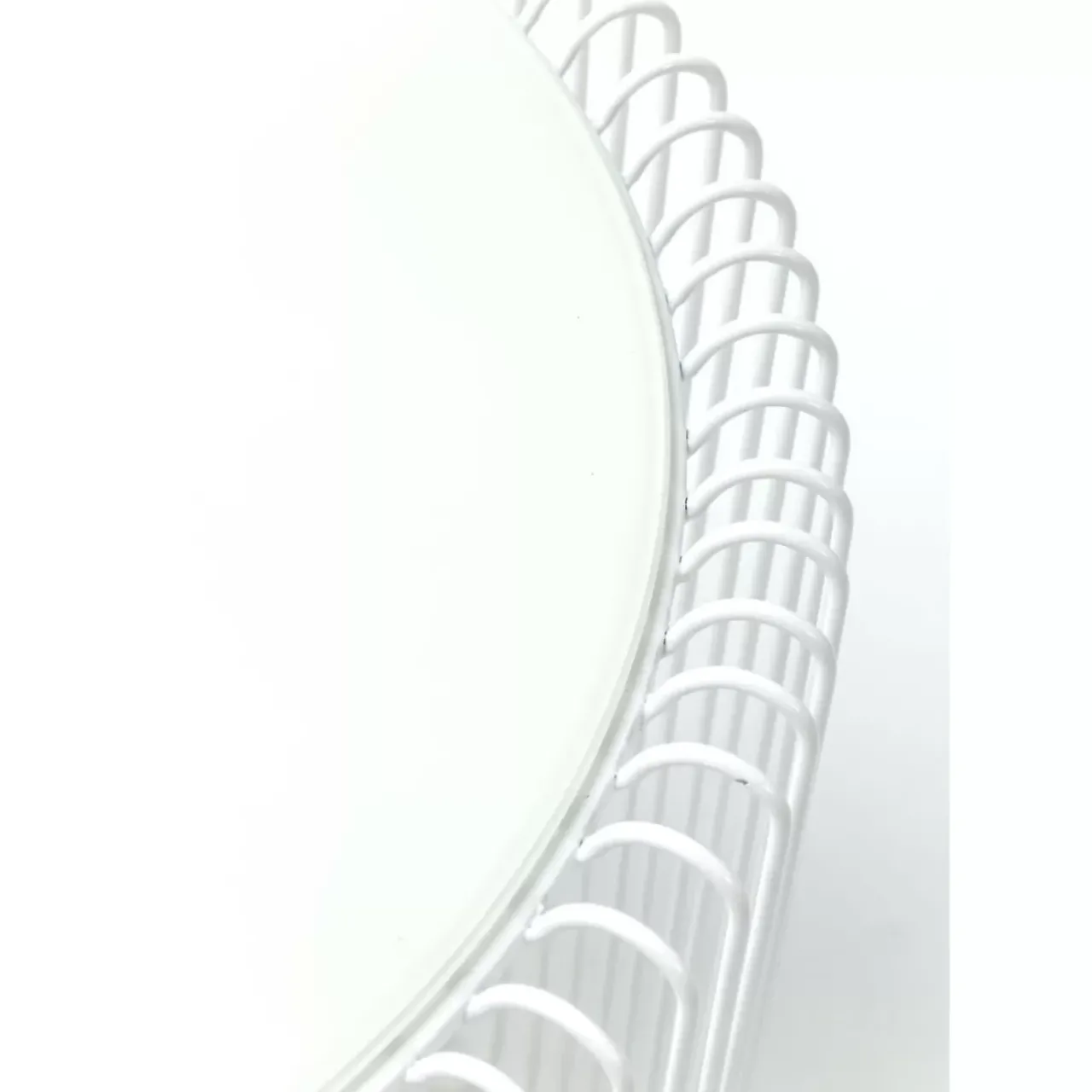 Tische|KARE Design Beistelltisch Wire White (2/Set) O44Cm