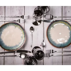 Geschirr & Tischaccessoires|KARE Design Besteck Gloria Matt Silber (16-Tlg.)