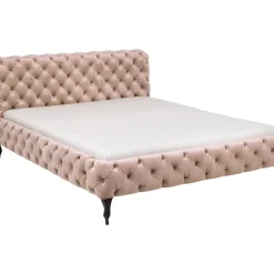 Betten|KARE Design Bett Desire Velvet Ecru 180X200Cm