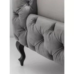 Betten|KARE Design Bett Desire Velvet Silbergrau 200X200Cm