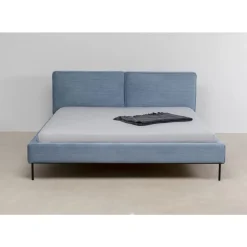 Betten|KARE Design Bett East Side Cord Blau 180X200Cm