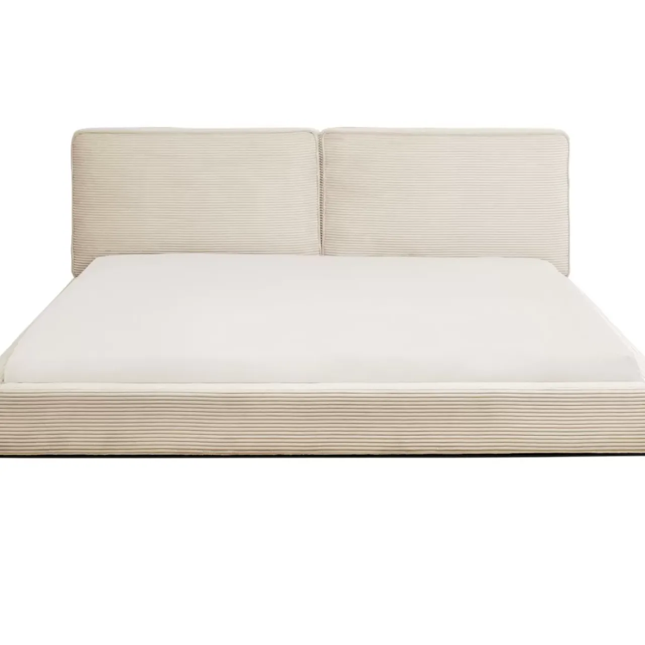 Betten|KARE Design Bett East Side Cord Creme 160X200Cm
