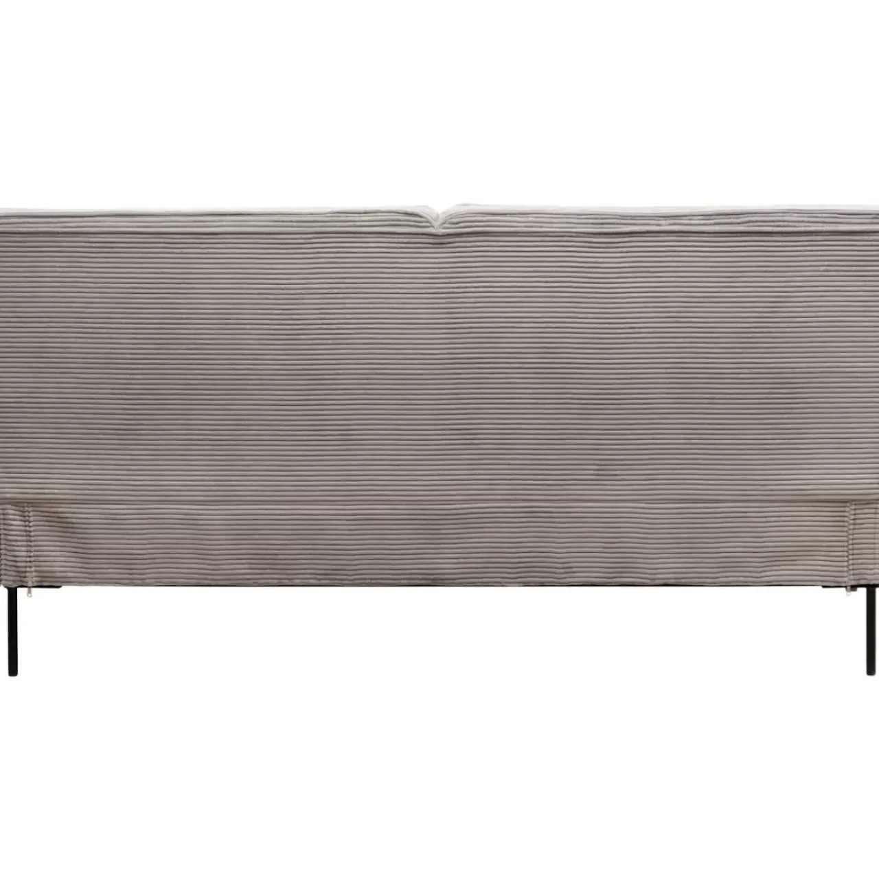 Betten|KARE Design Bett East Side Cord Grau 160X200Cm