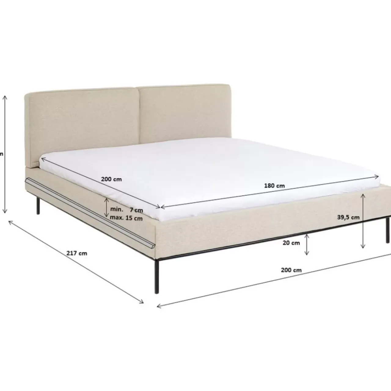 Betten|KARE Design Bett East Side 180X200Cm