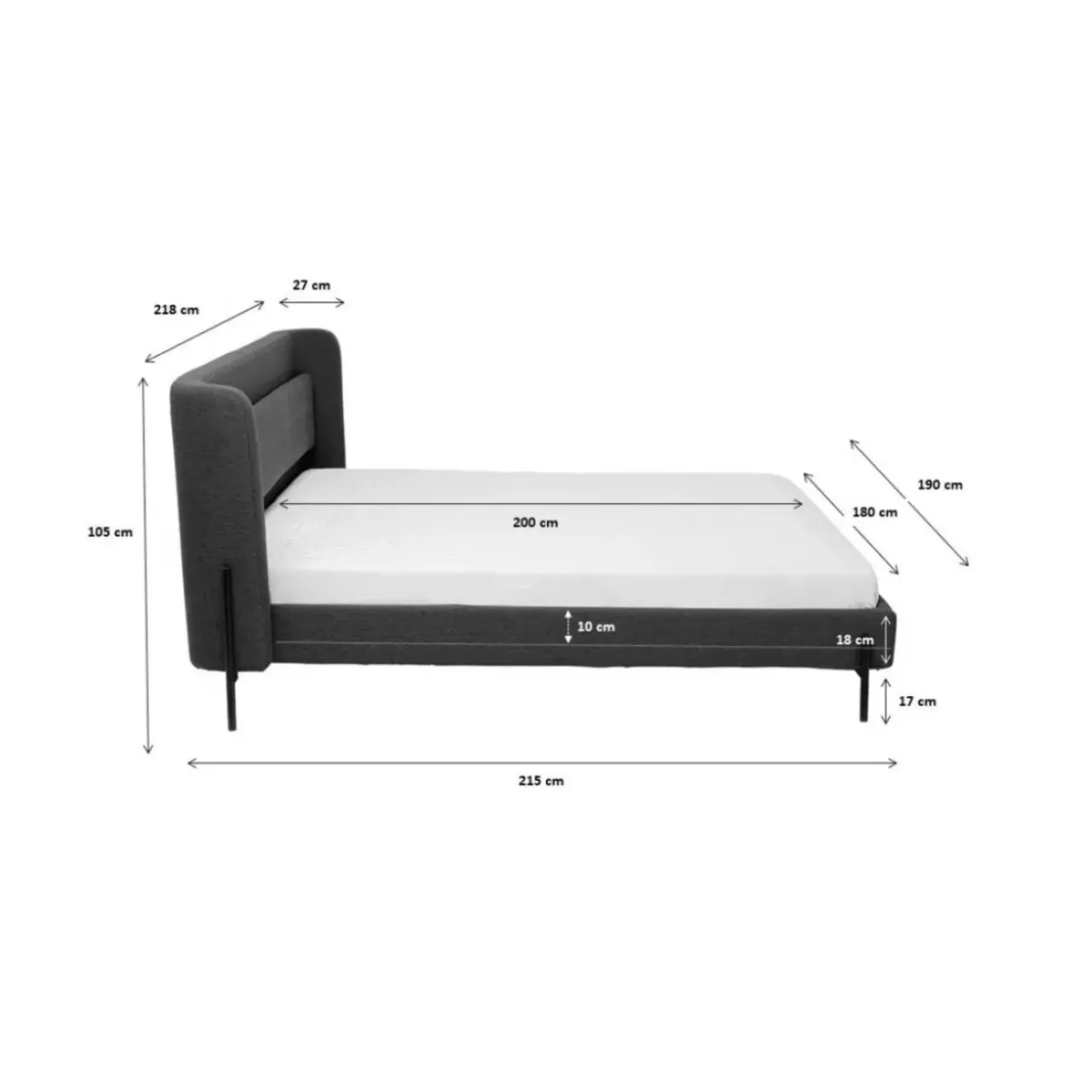 Betten|KARE Design Bett Tivoli Ecru 180X200Cm