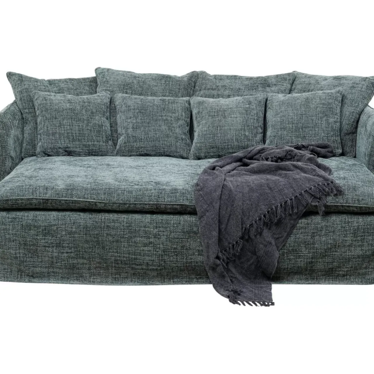 Sofas & Couches|KARE Design Bigsofa Boheme Blaugrun 230Cm