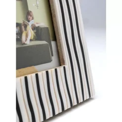 Deko & Geschenkartikel|KARE Design Bilderrahmen Black Stripes 17X17Cm