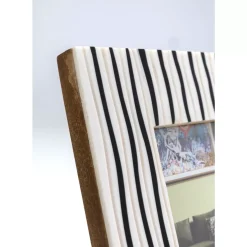 Deko & Geschenkartikel|KARE Design Bilderrahmen Black Stripes 17X17Cm