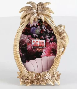 Deko & Geschenkartikel|KARE Design Bilderrahmen Climbing Monkey Gold 17X26Cm