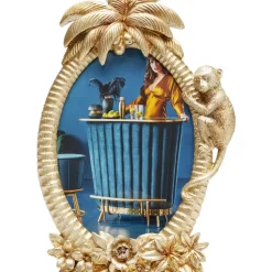 Deko & Geschenkartikel|KARE Design Bilderrahmen Climbing Monkey Gold 17X26Cm