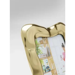 Deko & Geschenkartikel|KARE Design Bilderrahmen Jade Swing Gold 21X26Cm