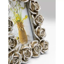 Deko & Geschenkartikel|KARE Design Bilderrahmen Romantic Rose Silber 11X13Cm