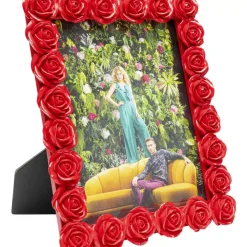 Deko & Geschenkartikel|KARE Design Bilderrahmen Romantic Rose Rot 26X31Cm