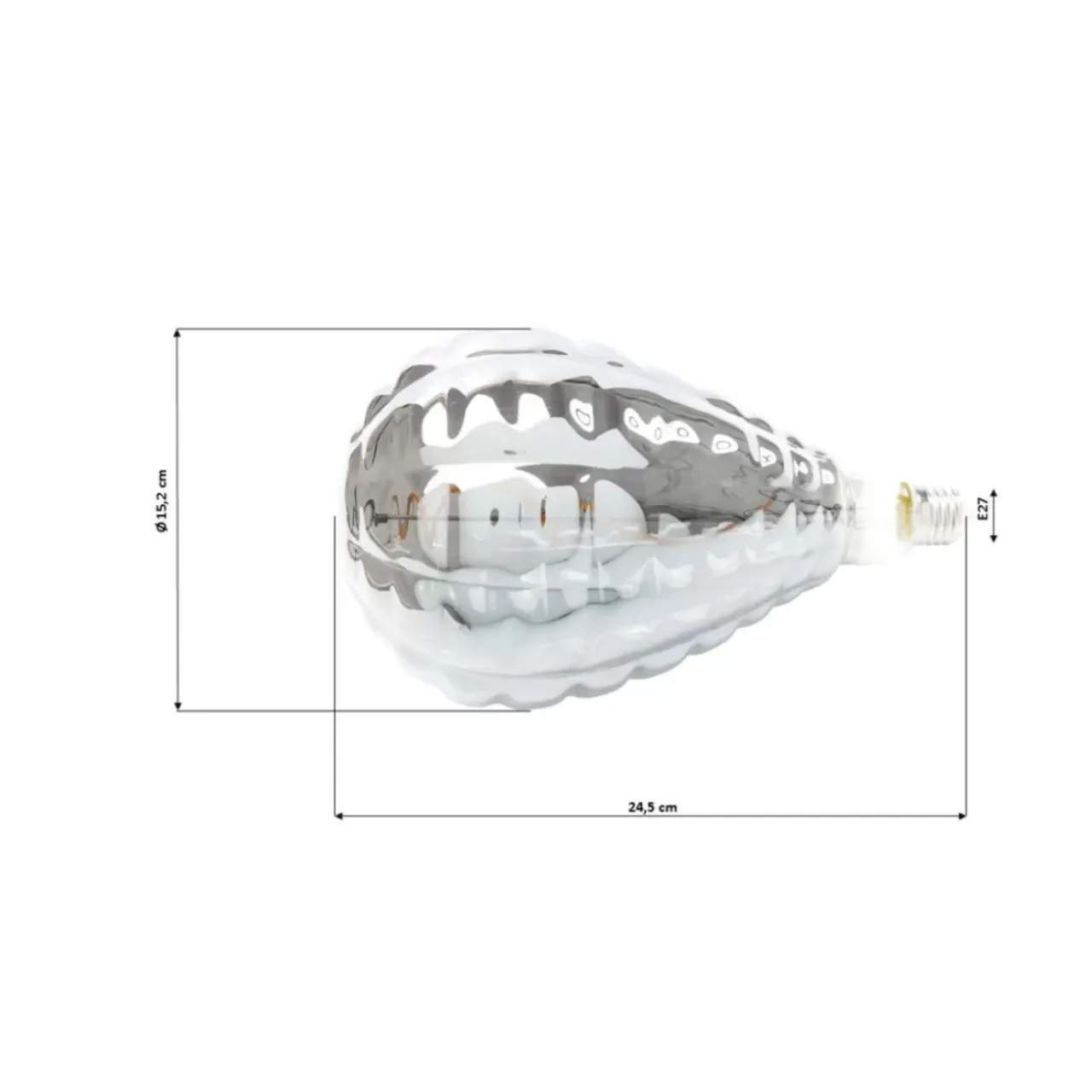 Leuchtmittel|KARE Design Birne Riffle Ball Led