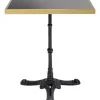 Tische|KARE Design Bistrotisch Kaffeehaus Rim Square Schwarz 60X60