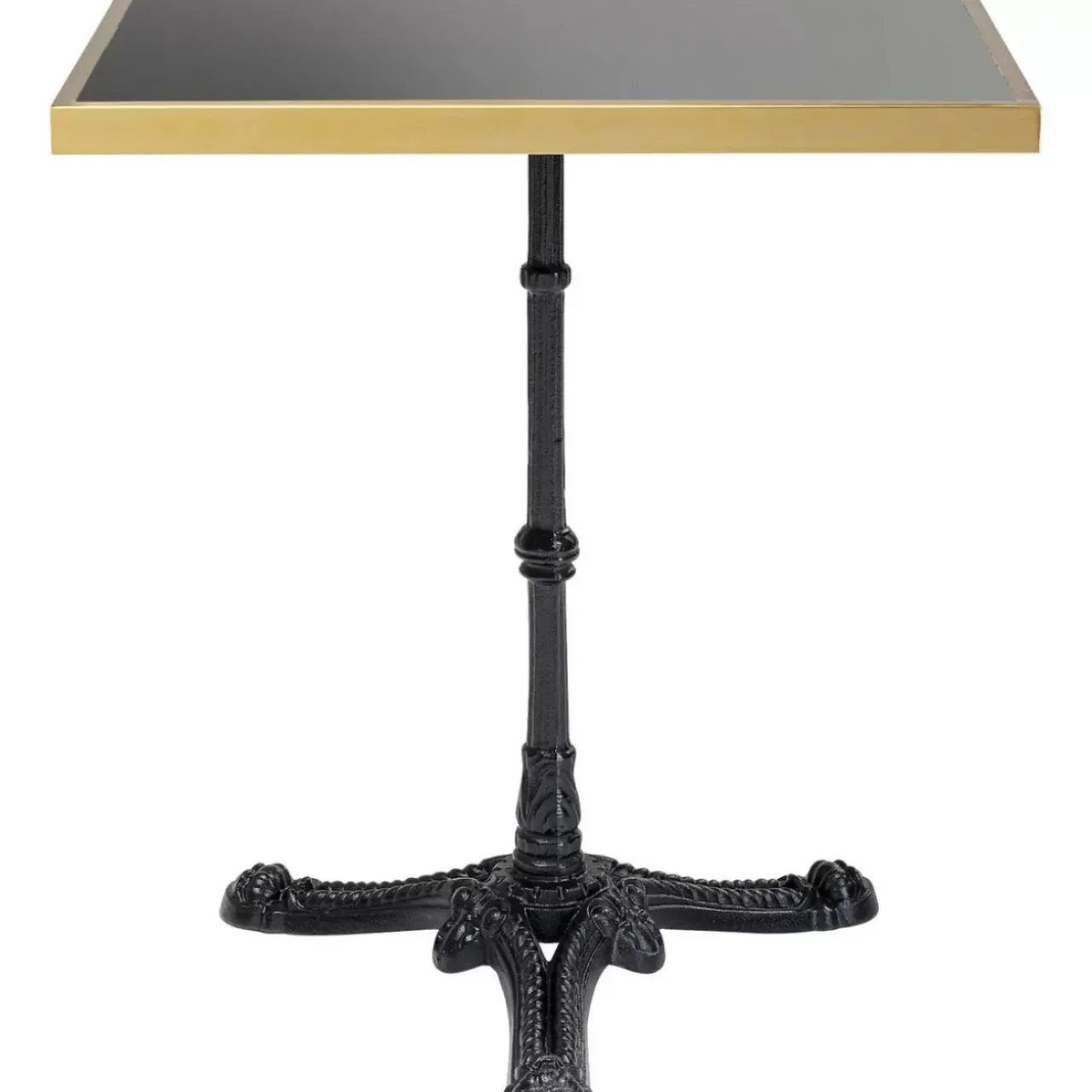Tische|KARE Design Bistrotisch Kaffeehaus Rim Square Schwarz 60X60