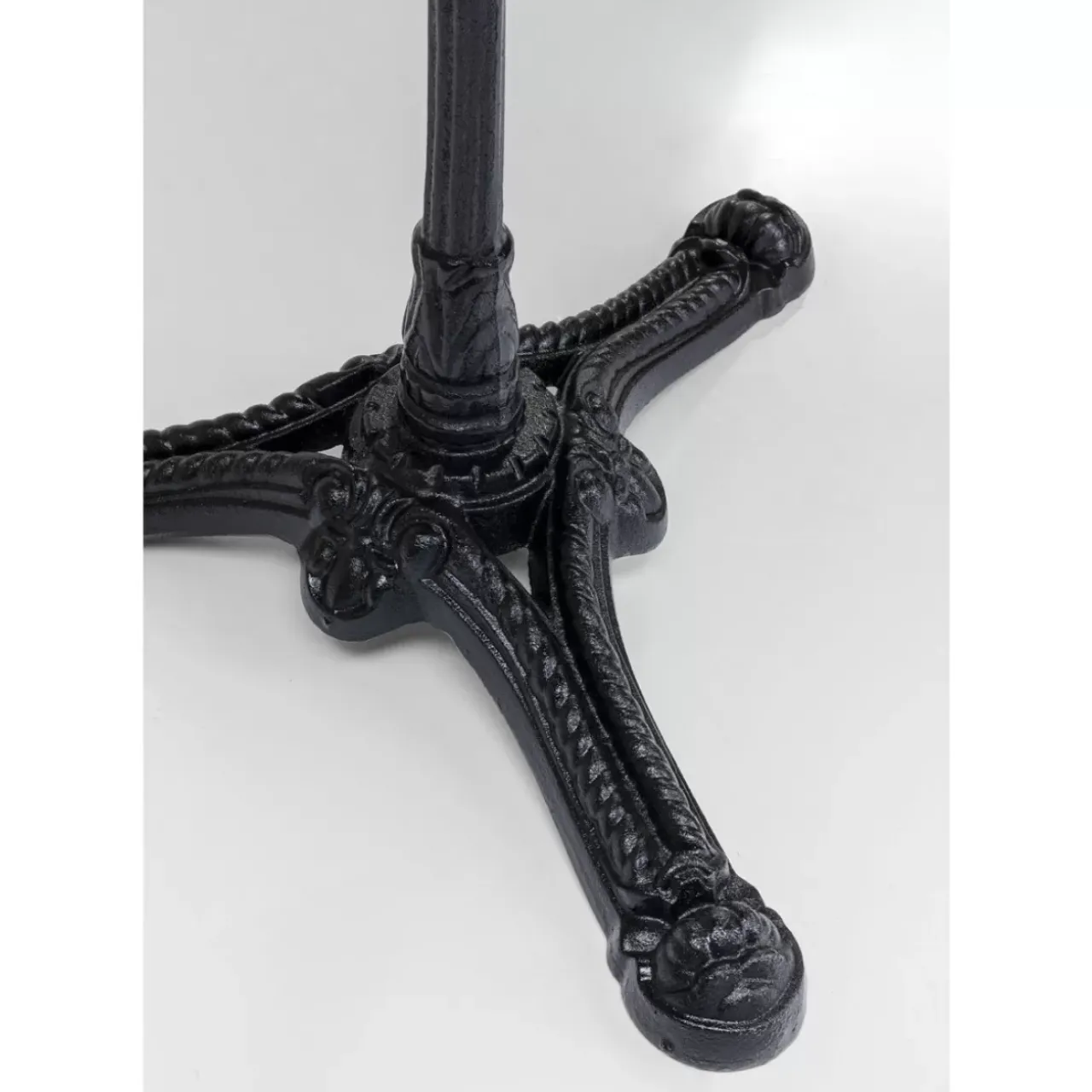 Tische|KARE Design Bistrotisch Kaffeehaus Rim Square Schwarz 60X60