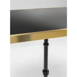 Tische|KARE Design Bistrotisch Kaffeehaus Rim Square Schwarz 60X60