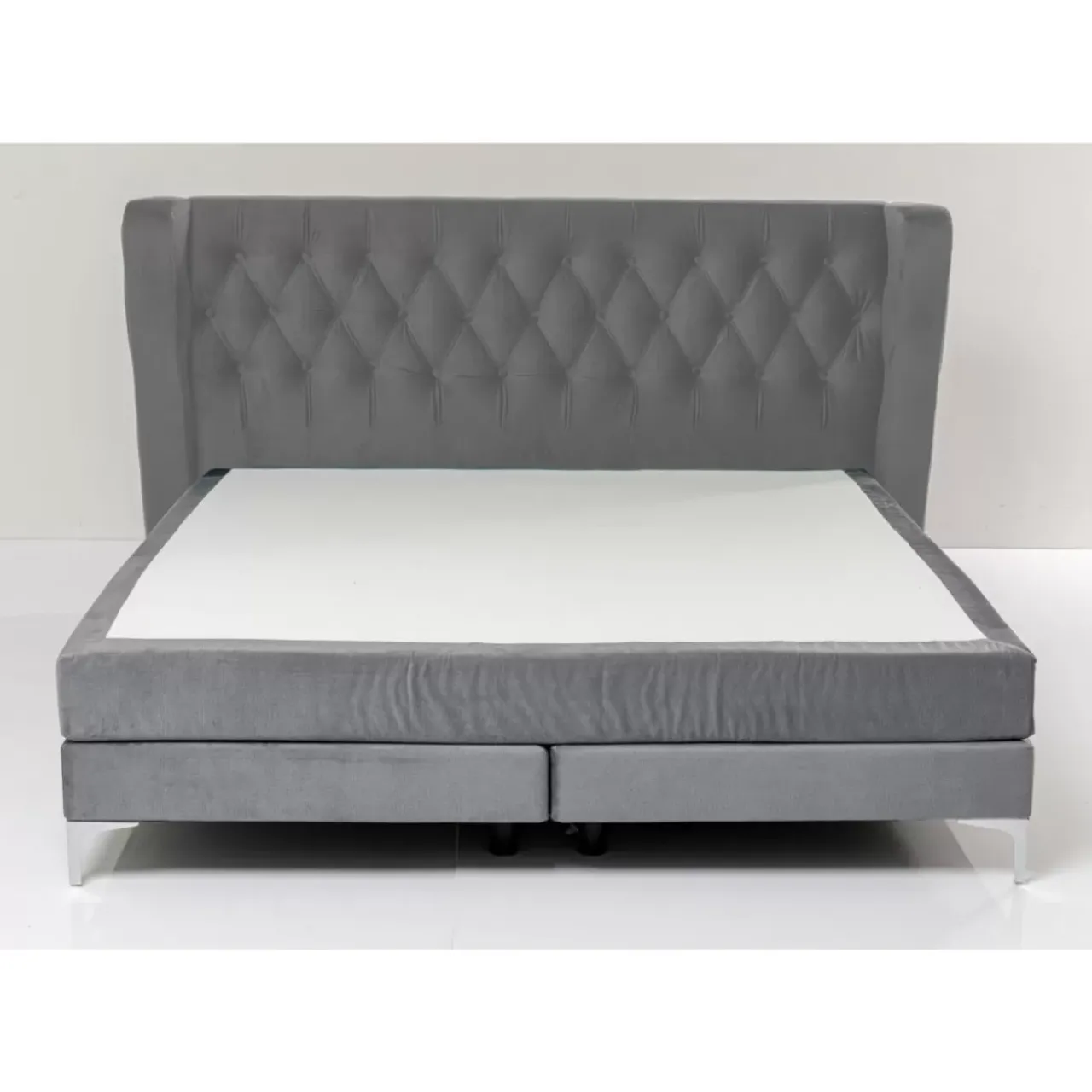 Betten|KARE Design Boxspringbett Benito Moon Grau 180X200Cm