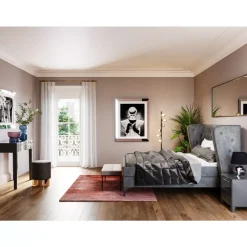 Betten|KARE Design Boxspringbett Benito Moon Grau 180X200Cm