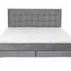 Betten|KARE Design Boxspringbett Benito Star Grau 160X200Cm