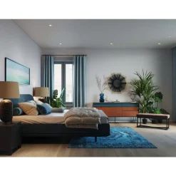 Betten|KARE Design Boxspringbett Luna Blau 180X200Cm