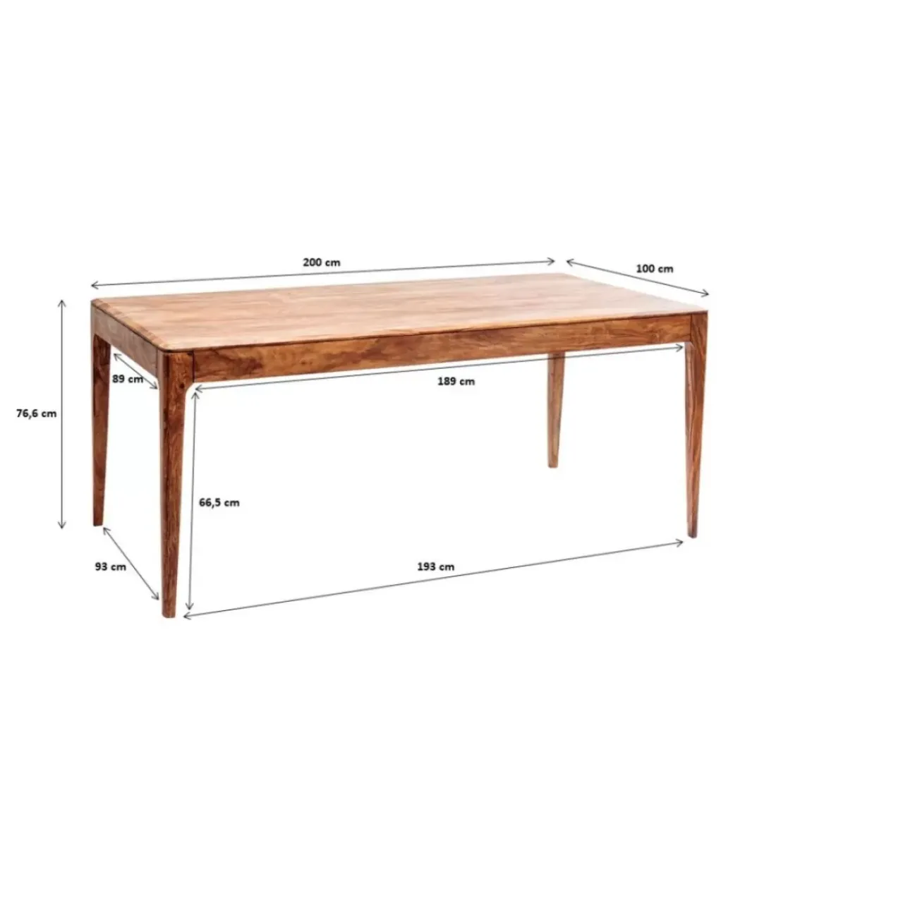 Tische|KARE Design Brooklyn Nature Tisch 200X100Cm