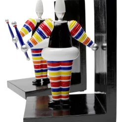 Deko & Geschenkartikel|KARE Design Buchstutze Artist Stripes (2/Set)