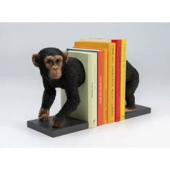 Deko & Geschenkartikel|KARE Design Buchstutze Chimp (2/Set)
