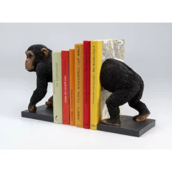 Deko & Geschenkartikel|KARE Design Buchstutze Chimp (2/Set)