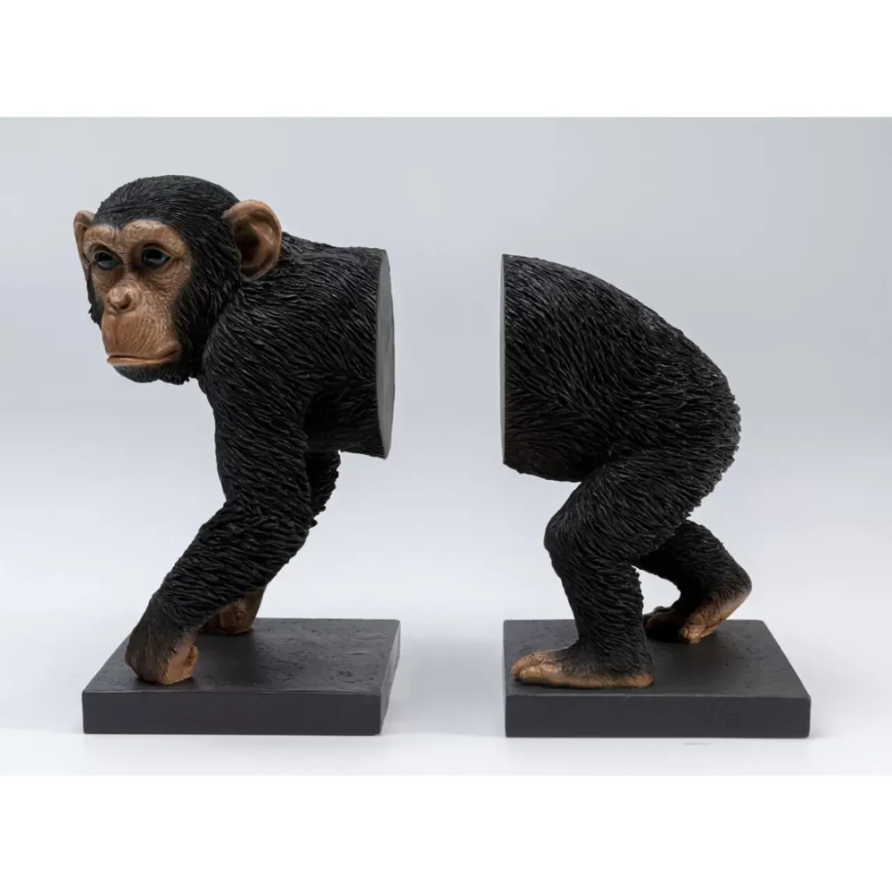 Deko & Geschenkartikel|KARE Design Buchstutze Chimp (2/Set)