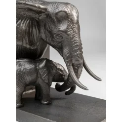 Deko & Geschenkartikel|KARE Design Buchstutze Elephant Family (2/Set)