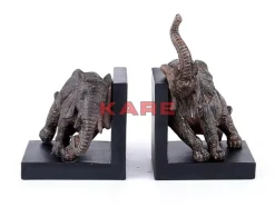 Deko & Geschenkartikel|KARE Design Buchstutze Elephants 25 (2/Set)