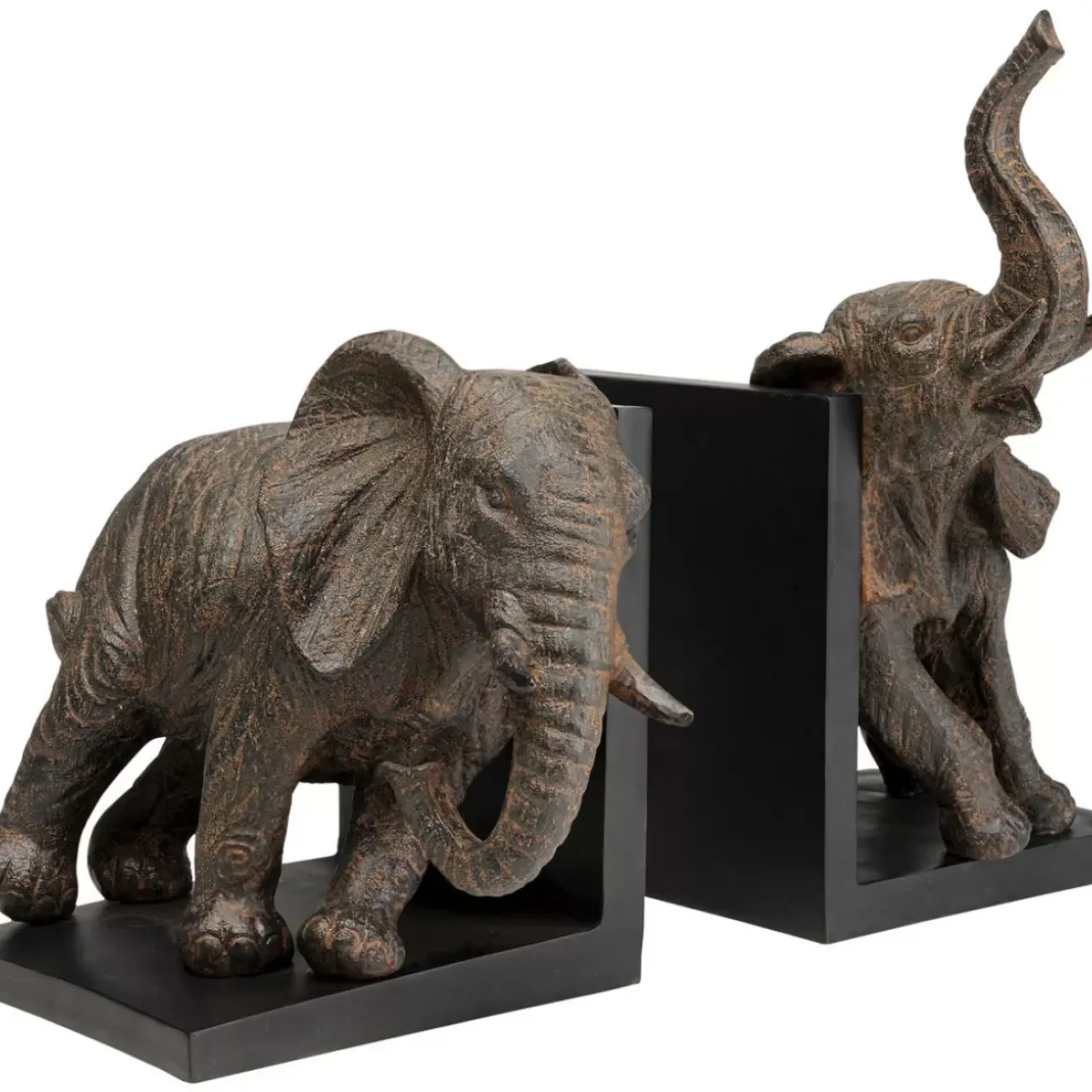 Deko & Geschenkartikel|KARE Design Buchstutze Elephants 25 (2/Set)