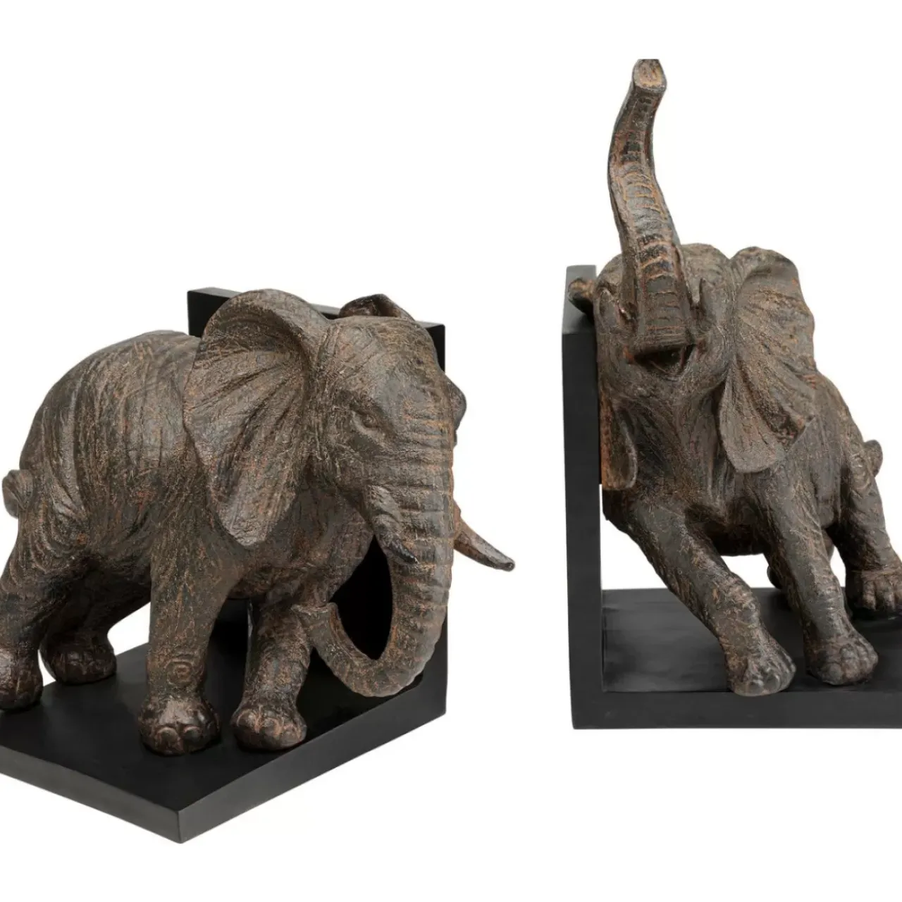 Deko & Geschenkartikel|KARE Design Buchstutze Elephants 25 (2/Set)