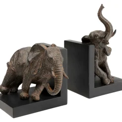Deko & Geschenkartikel|KARE Design Buchstutze Elephants 42 (2/Set)