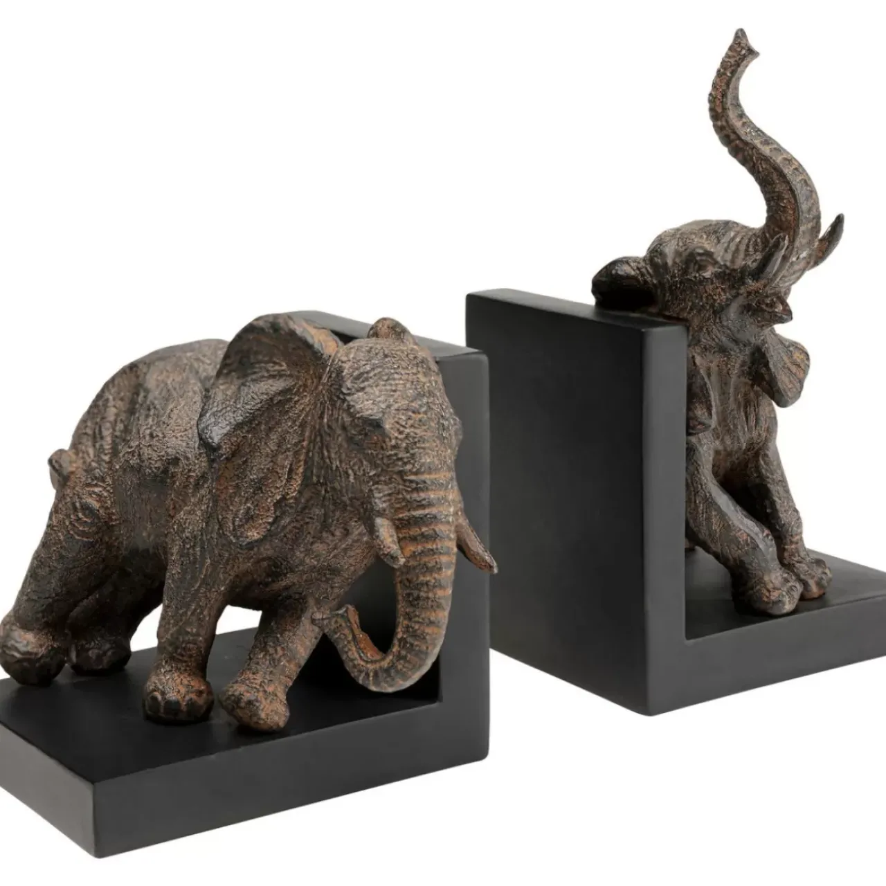Deko & Geschenkartikel|KARE Design Buchstutze Elephants 42 (2/Set)