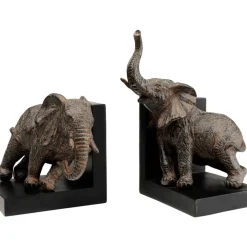 Deko & Geschenkartikel|KARE Design Buchstutze Elephants 42 (2/Set)