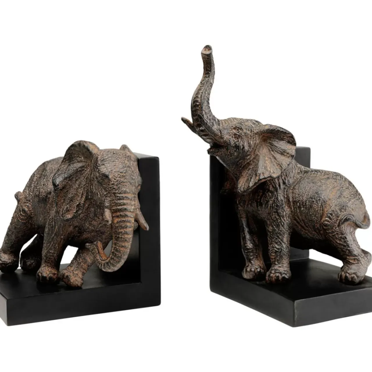 Deko & Geschenkartikel|KARE Design Buchstutze Elephants 42 (2/Set)