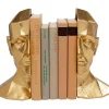 Deko & Geschenkartikel|KARE Design Buchstutze Face (2/Set)