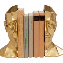 Deko & Geschenkartikel|KARE Design Buchstutze Face (2/Set)
