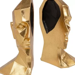 Deko & Geschenkartikel|KARE Design Buchstutze Face (2/Set)