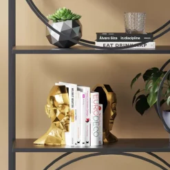 Deko & Geschenkartikel|KARE Design Buchstutze Face (2/Set)