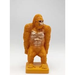 Deko & Geschenkartikel|KARE Design Buchstutze Gorilla Orange (2/Set)