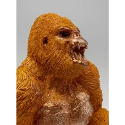 Deko & Geschenkartikel|KARE Design Buchstutze Gorilla Orange (2/Set)