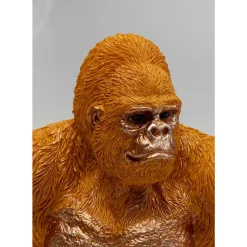Deko & Geschenkartikel|KARE Design Buchstutze Gorilla Orange (2/Set)