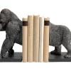Deko & Geschenkartikel|KARE Design Buchstutze Gorilla (2/Set)