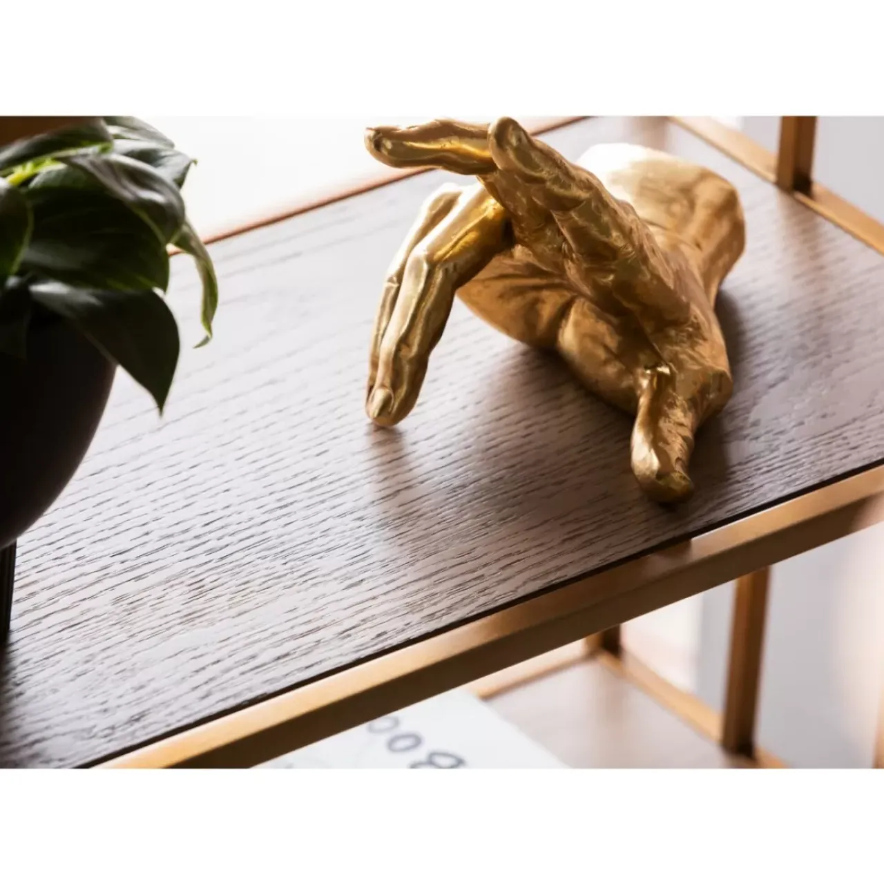 Deko & Geschenkartikel|KARE Design Buchstutze Holding Fingers (2/Set)