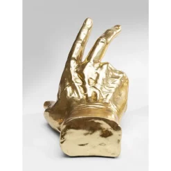 Deko & Geschenkartikel|KARE Design Buchstutze Holding Fingers (2/Set)